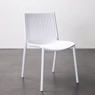 簡約北歐風條紋休閒椅